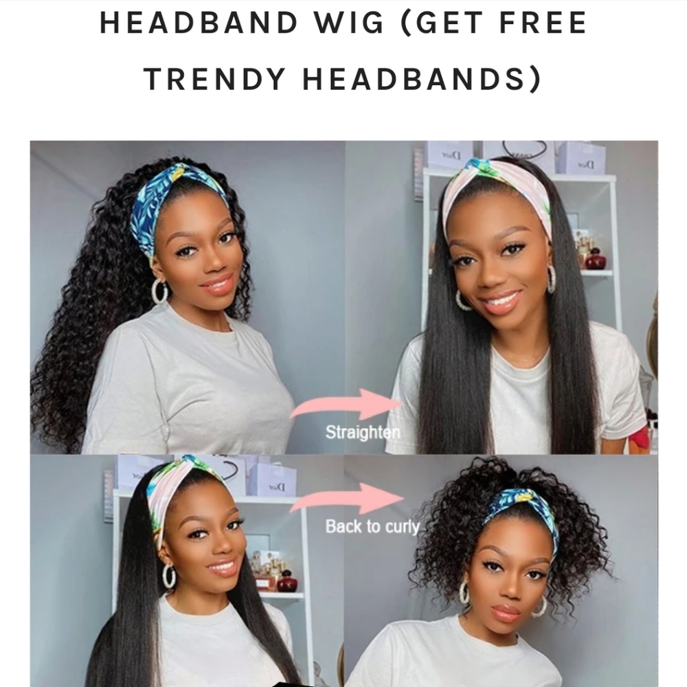LUVME Headband wig